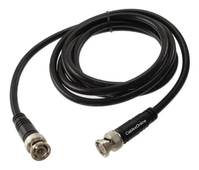 Alt view image 2 of 5 - CablesOnline, 6ft RG8X Pure Copper with BNC Male to BNC Male Connector 50 ohm Coaxial Cable, R-BX006C