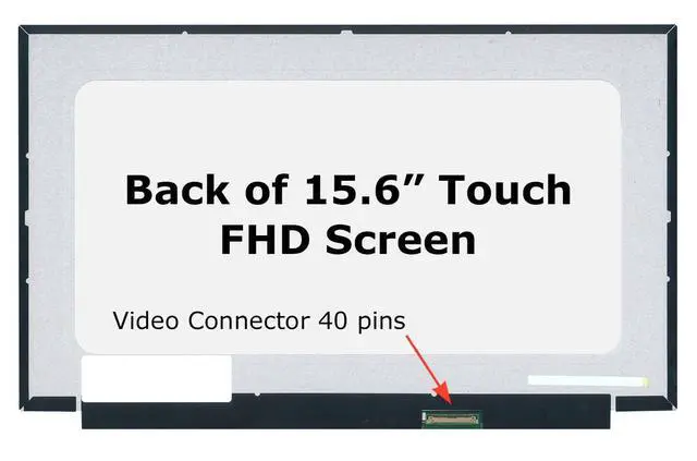 Alt view image 2 of 6 - New Touch Screen Replacement for BOE NV156FHM-T0E HW:V8.0 | 40pin Glossy FHD IPS 1920x1080 LCD LED Display with Tools