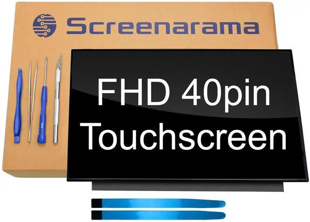 Main image of New Touch Screen Replacement for BOE NV156FHM-T0E HW:V8.0 | 40pin Glossy FHD IPS 1920x1080 LCD LED Display with Tools