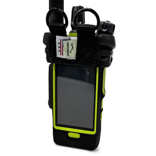 Alt view image 5 of 7 - Holder Case for Motorola APX Next XN with D Rings, Black Leather Duty Belt Holsterr, Heavy Duty, V4