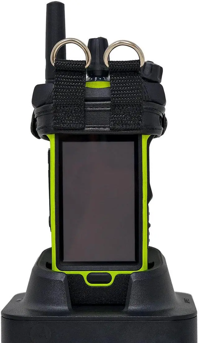 Main image of Holder Case for Motorola APX Next XE with D Rings, Black Leather Duty Belt Holsterr, Heavy Duty, V4 (Black APXNEXT-XE)