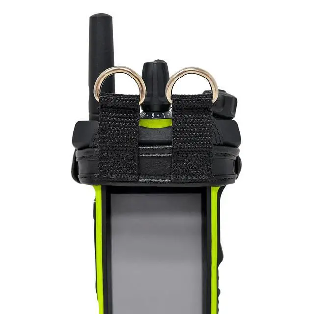 Alt view image 7 of 7 - Holder Case for Motorola APX Next XE with D Rings, Black Leather Duty Belt Holsterr, Heavy Duty, V4 (Black APXNEXT-XE)