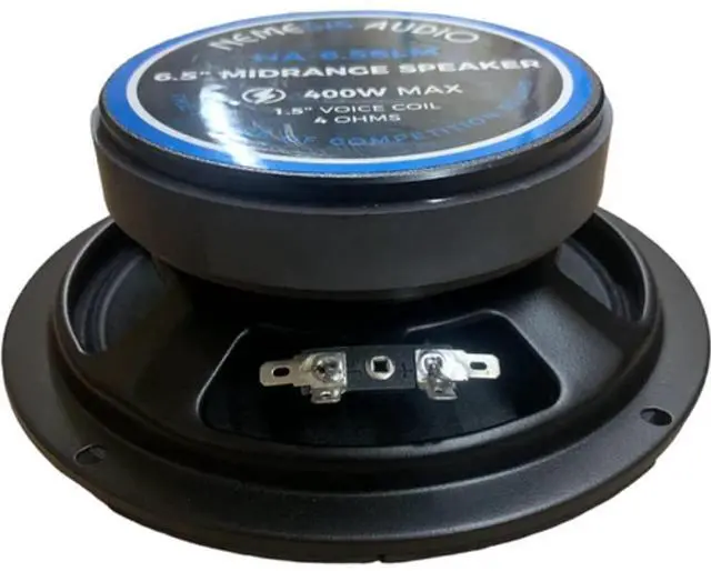 Alt view image 3 of 4 - NA-6.5SLM 6.5" 400W Max 4-Ohms Car Audio Bullet Midrange Speaker