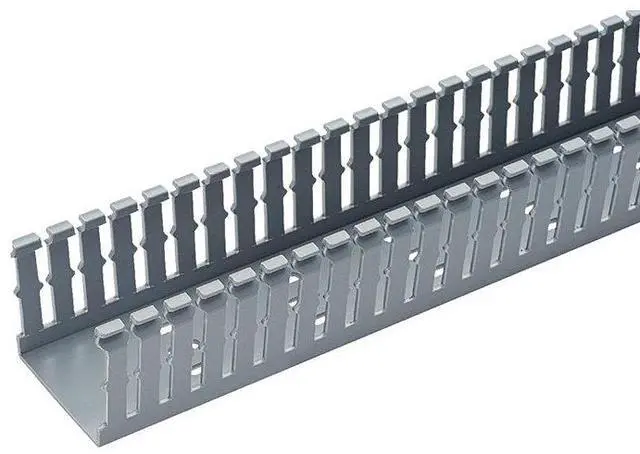 Main image of F2X2LG6 Type F Narrow Slotted Duct, PVC, Light Gray