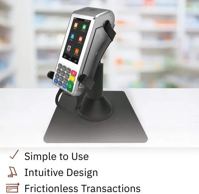 Alt view image 5 of 6 - DCCStands Freestanding Swivel and Tilt PAX A80 Terminal Stand