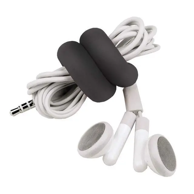Alt view image 5 of 6 - 5" Flexi Ties Cable Wrap - (Orange/Gray/Black/Yellow/Pink/Blue) - 16 Count