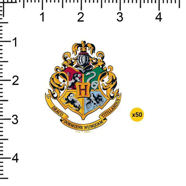 Alt view image 2 of 6 - Harry Potter Hogwarts Crest Theme 100 Vinyl Stickers Waterproof Die-Cut Car