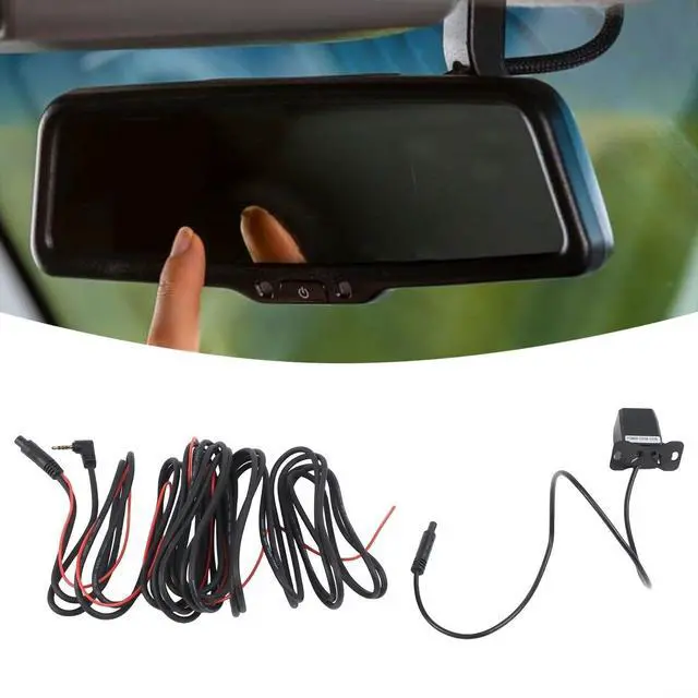 Alt view image 6 of 7 - Rear View Backup Camera 4 Pin 2.5mm Interface Rear View Camera 12V For DVR Parking Assistance Fits Most Cars Waterproof For Parking Assistance