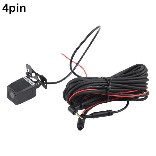 Alt view image 4 of 7 - Rear View Backup Camera 4 Pin 2.5mm Interface Rear View Camera 12V For DVR Parking Assistance Fits Most Cars Waterproof For Parking Assistance