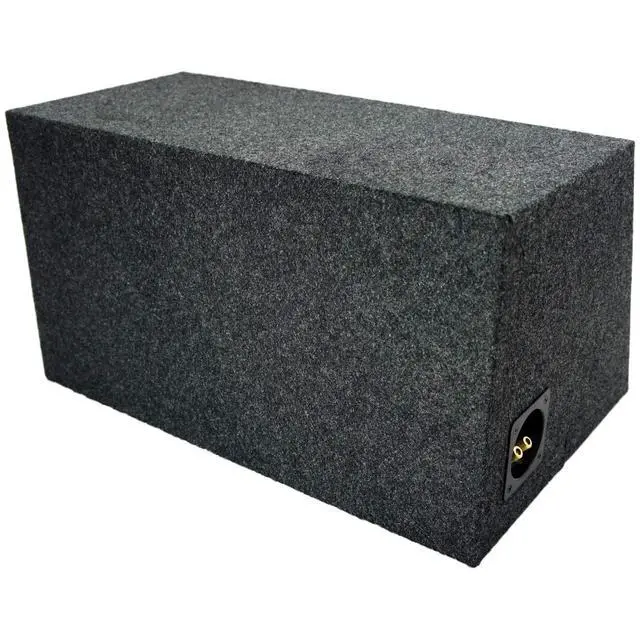 Alt view image 4 of 4 - 10 Inch Hatchback Sub Box Sealed Slanted Single 10" Subwoofer Enclosure ASC | Angled Cabinet for Cargo Area Bass, Dense Wood Build, Tight Deep Low End, Easy Driver Mounting, Great for Compact Cars