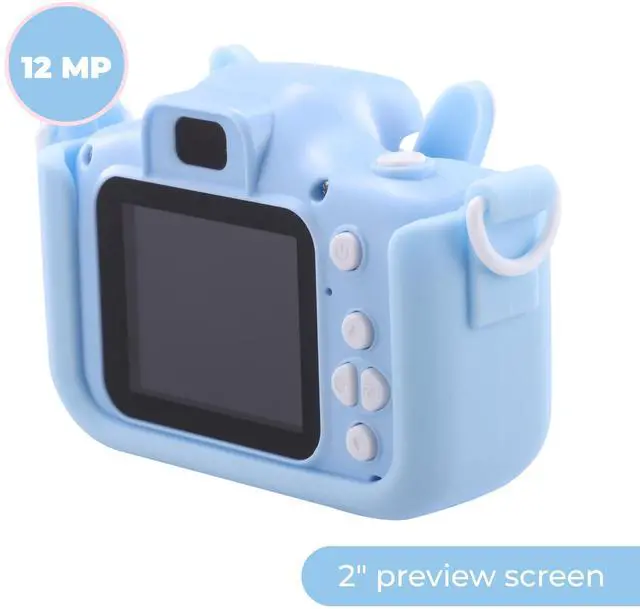 Alt view image 6 of 7 - Kids Tech - Kids Camera 2" Screen for Joyful Moments - Snap 12MP Pics, Record 1080p HD Videos, Build in Games, Durable Drop-Proof Case, USB Rechargeable for Non-Stop Fun