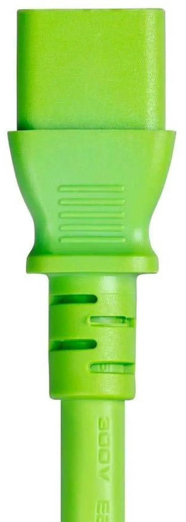 Alt view image 3 of 6 - Power Cable/Cord - 6 Feet - Green | 14AWG for PDU 15A (IEC 60320 C13 to IEC 60320 C20)
