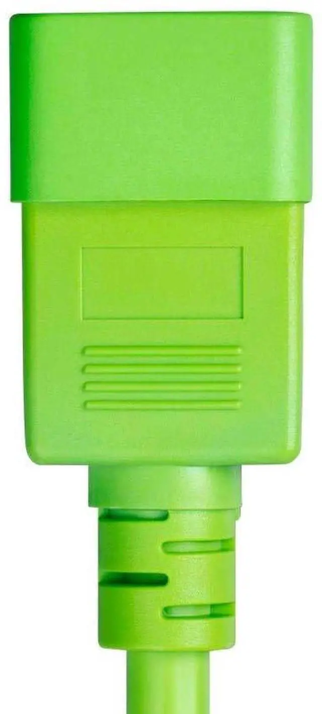 Alt view image 4 of 6 - Power Cable/Cord - 6 Feet - Green | 14AWG for PDU 15A (IEC 60320 C13 to IEC 60320 C20)