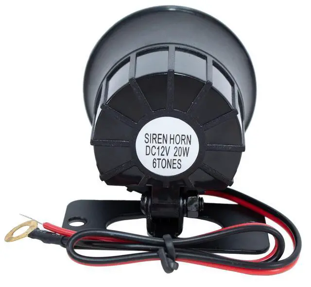 Alt view image 4 of 4 - 120 DB 6 Tone Mini Loud Siren Horn 12 Volt Universal 20W