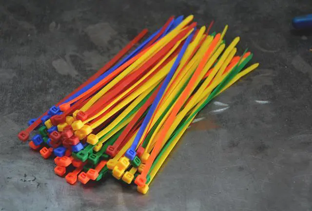 Alt view image 6 of 6 - Pro Tie AC8SD100 8-Inch Assorted Color Standard Duty Color Cable Tie, Assorted Nylon, 100-Pack