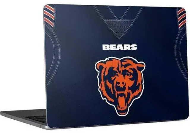 Main image of Decal Laptop Skin Compatible with MacBook Air 13in M4 (2025) - Officially Licensed NFL Chicago Bears Team Jersey Design