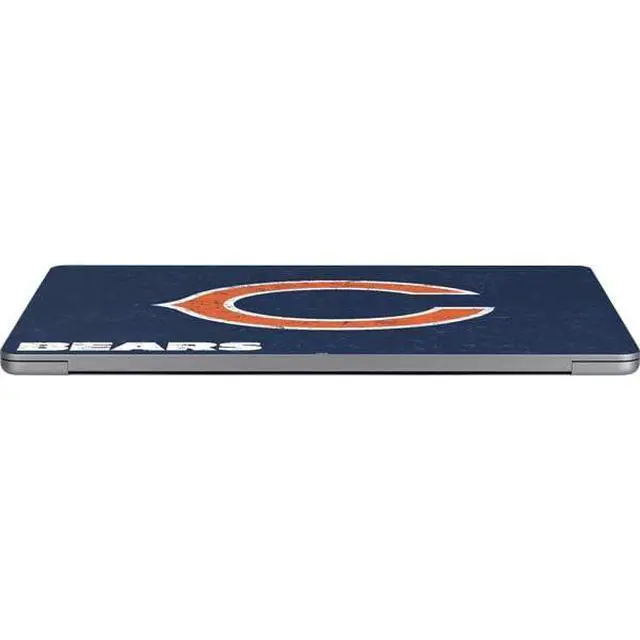 Alt view image 3 of 4 - Decal Laptop Skin Compatible with MacBook Air 13in M4 (2025) - Officially Licensed NFL Chicago Bears Distressed Design