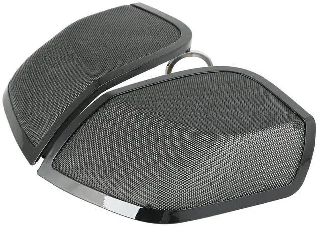 Alt view image 6 of 7 - 5x7" Saddlebag Lid Speaker Grill Fit for Harley 2014-2024 Davidson Touring FLT, FLHT, FLHTCU, FLHRC, Road King, Road Glide, Street Glide, Electra Glide, Ultra-Classic