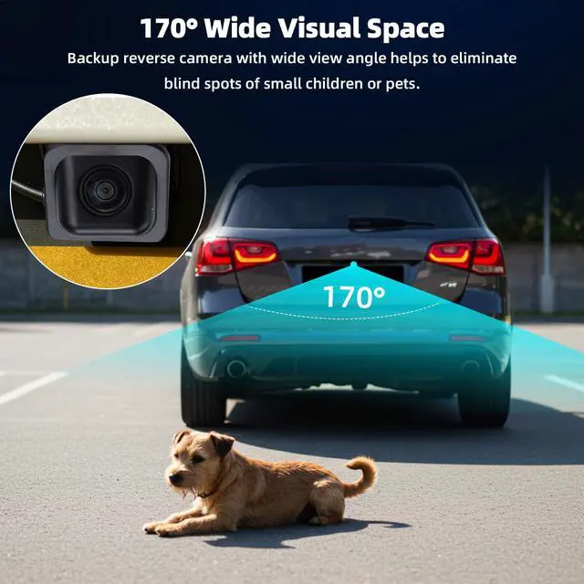 Alt view image 4 of 7 - Backup Camera Reversing Rearview Parking Assist Camera Fit for Chevrolet Corvette Stingray Z06 2014-2016 Replacement 23199271 22782124 GM196020 GM1960205C GM1960205D GM19650205DSC