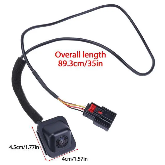 Alt view image 7 of 7 - Backup Camera Reversing Rearview Parking Assist Camera Fit for Chevrolet Corvette Stingray Z06 2014-2016 Replacement 23199271 22782124 GM196020 GM1960205C GM1960205D GM19650205DSC