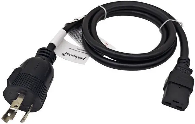 Main image of NEMA L6-30P to C19 Adapter Power Cord (6FT)