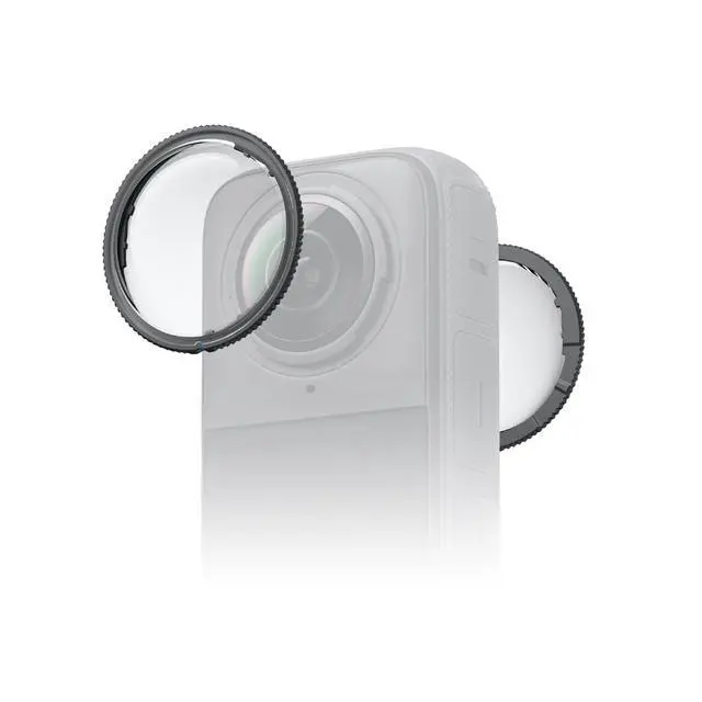Main image of Standard Lens Guard for X4 8K 360 Action Camera, Pair | Custom-molded lens guards with multi-layer coating for X4 action cameras, lens protection and optical clarity