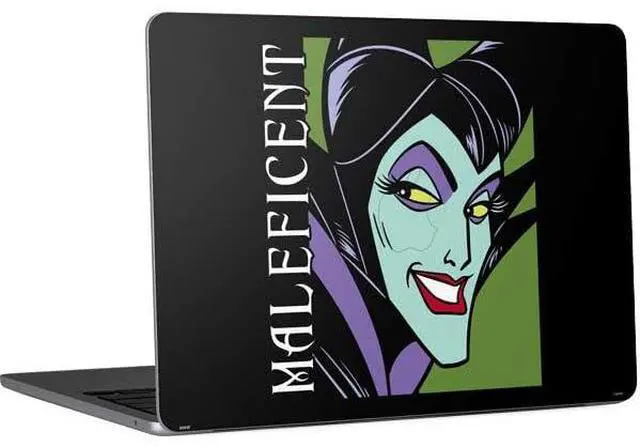 Main image of Decal Laptop Skin Compatible with MacBook Air 13in M4 (2025) - Officially Licensed Disney Villains Maleficent Design