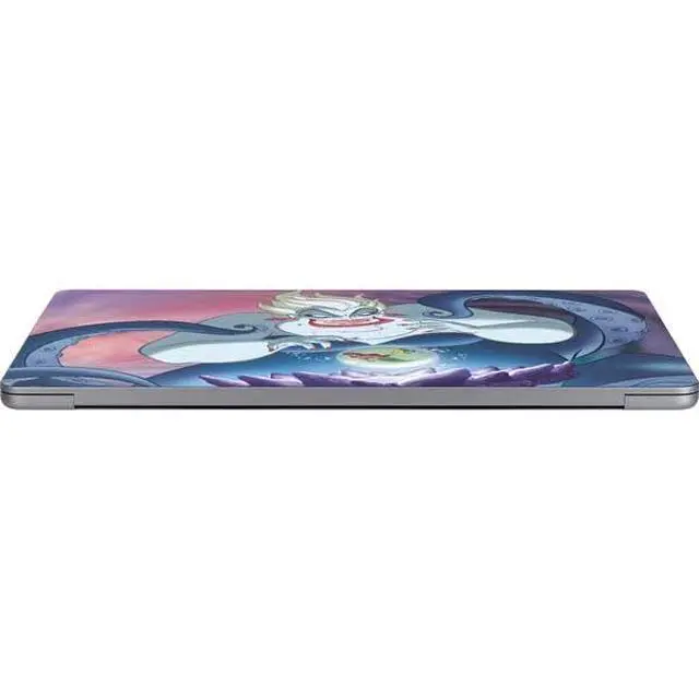 Alt view image 3 of 4 - Decal Laptop Skin Compatible with MacBook Air 13in M4 (2025) - Officially Licensed Disney Villains Ursula Ariel and Flounder Design