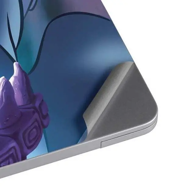 Alt view image 4 of 4 - Decal Laptop Skin Compatible with MacBook Air 13in M4 (2025) - Officially Licensed Disney Villains Ursula Ariel and Flounder Design