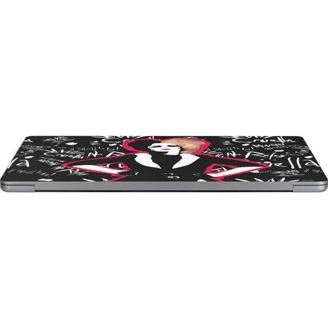 Alt view image 3 of 4 - Decal Laptop Skin Compatible with MacBook Air 13in M4 (2025) - Officially Licensed Disney Cruella (2021) Animated Pattern Design