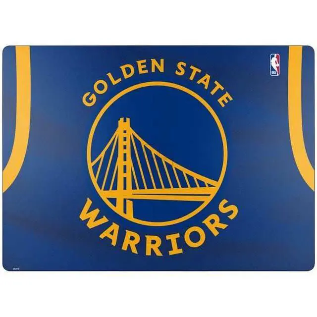 Alt view image 2 of 4 - Decal Laptop Skin Compatible with Surface Laptop 7 15in - Officially Licensed NBA Golden State Warriors Jersey Design