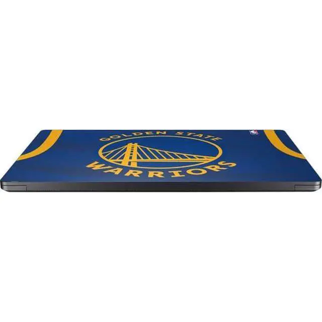 Alt view image 3 of 4 - Decal Laptop Skin Compatible with Surface Laptop 7 15in - Officially Licensed NBA Golden State Warriors Jersey Design