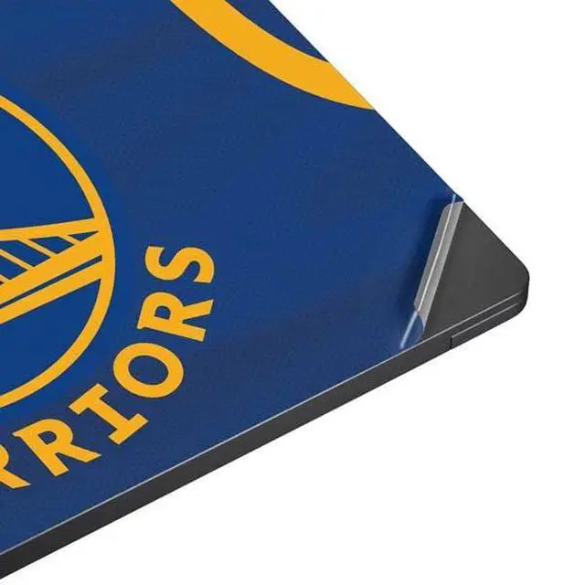 Alt view image 4 of 4 - Decal Laptop Skin Compatible with Surface Laptop 7 15in - Officially Licensed NBA Golden State Warriors Jersey Design