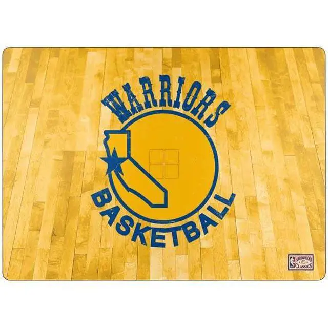 Alt view image 2 of 4 - Decal Laptop Skin Compatible with Surface Laptop 7 15in - Officially Licensed NBA Golden State Warriors Hardwood Classics Design