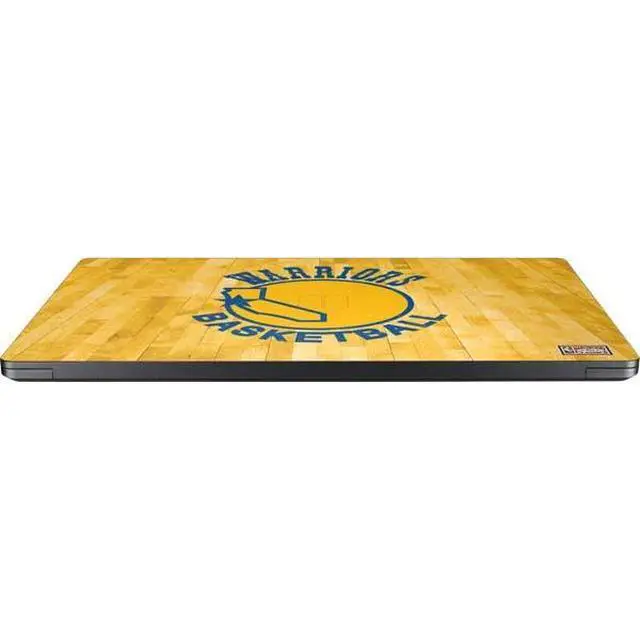 Alt view image 3 of 4 - Decal Laptop Skin Compatible with Surface Laptop 7 15in - Officially Licensed NBA Golden State Warriors Hardwood Classics Design