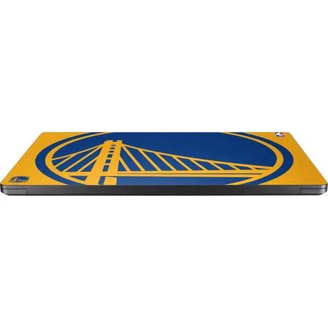 Alt view image 3 of 4 - Decal Laptop Skin Compatible with Surface Laptop 7 15in - Officially Licensed NBA Golden State Warriors Large Logo Design