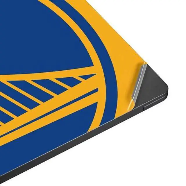 Alt view image 4 of 4 - Decal Laptop Skin Compatible with Surface Laptop 7 15in - Officially Licensed NBA Golden State Warriors Large Logo Design