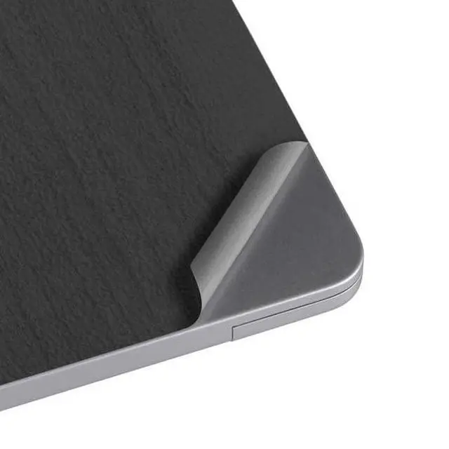 Alt view image 4 of 4 - Decal Laptop Skin Compatible with MacBook Air 13in M4 (2025) - Ebony Wood Design