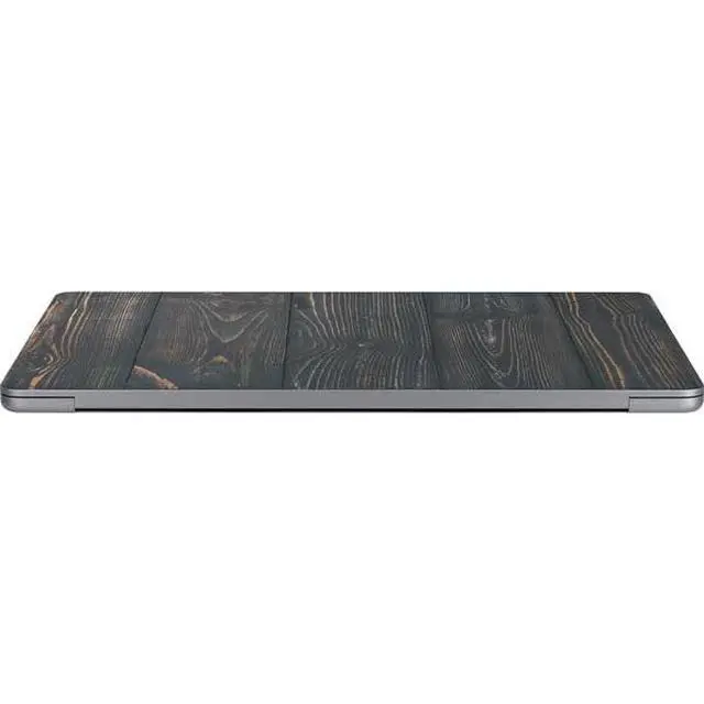 Alt view image 3 of 4 - Decal Laptop Skin Compatible with MacBook Air 13in M4 (2025) - Black Painted Wood Design