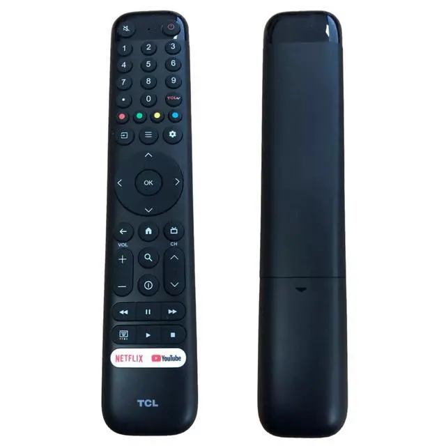 Alt view image 4 of 4 - OEM Replacement Google Remote Control fits for All TCL Google TV LED QLED 4K UHD Smart TV with 2 Shortcut Buttons Netflix and Prime Video Buttons - RC716 (No Voice Command Control Function)