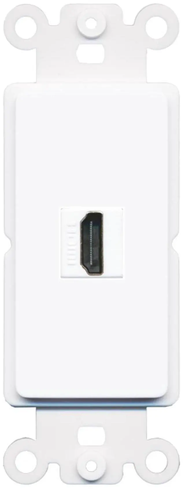 Main image of HDMI Port Wall Plate Decorative (Rocker) White