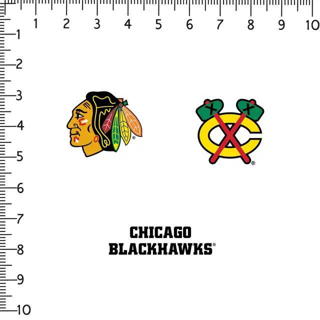 Alt view image 2 of 6 - NHL Chicago Blackhawks Logo 200 Vinyl Stickers Waterproof Die-Cut Decals