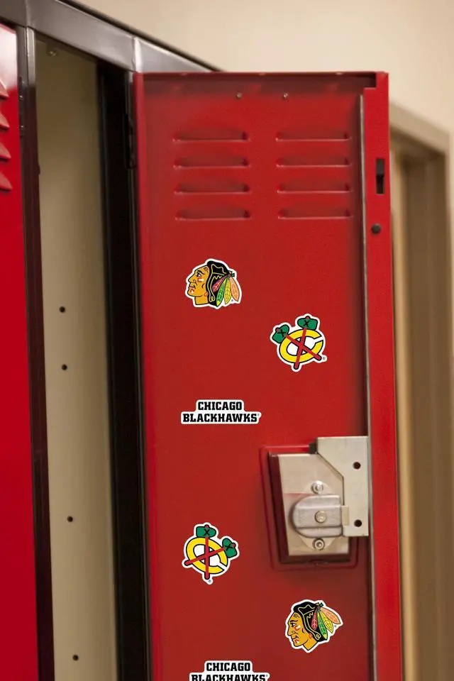 Alt view image 4 of 6 - NHL Chicago Blackhawks Logo 200 Vinyl Stickers Waterproof Die-Cut Decals