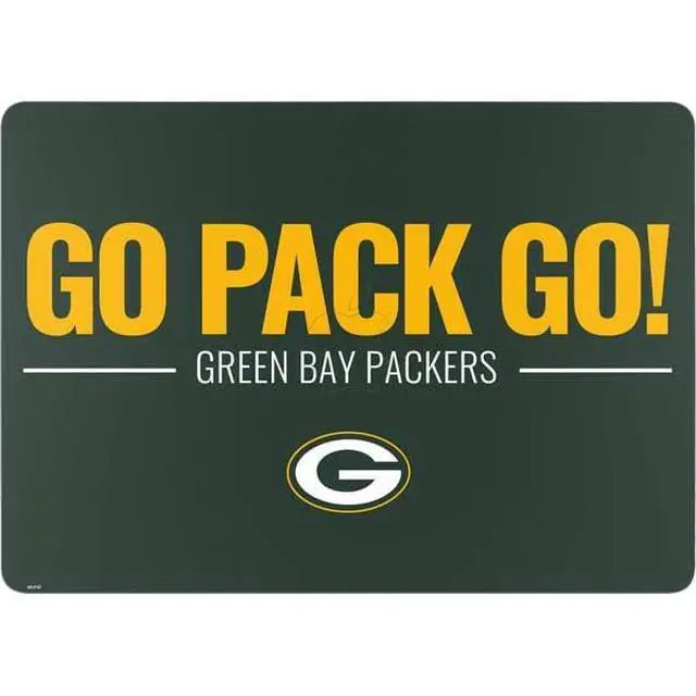 Alt view image 2 of 4 - Decal Laptop Skin Compatible with MacBook Air 13in M4 (2025) - Officially Licensed NFL Green Bay Packers Team Motto Design