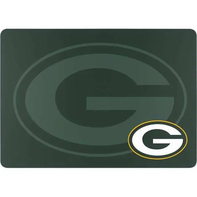 Alt view image 2 of 4 - Decal Laptop Skin Compatible with MacBook Air 13in M4 (2025) - Officially Licensed NFL Green Bay Packers Double Vision Design