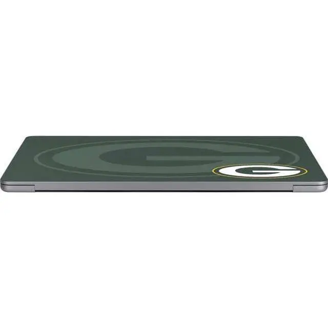 Alt view image 3 of 4 - Decal Laptop Skin Compatible with MacBook Air 13in M4 (2025) - Officially Licensed NFL Green Bay Packers Double Vision Design