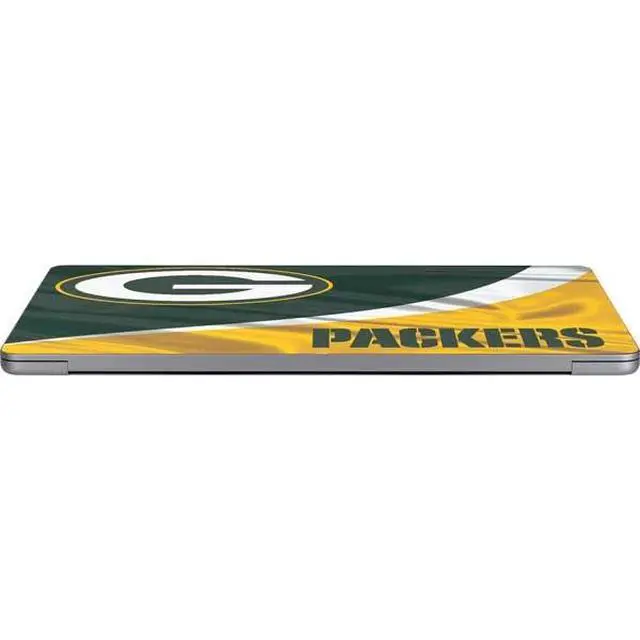 Alt view image 3 of 4 - Decal Laptop Skin Compatible with MacBook Air 13in M4 (2025) - Officially Licensed NFL Green Bay Packers Design
