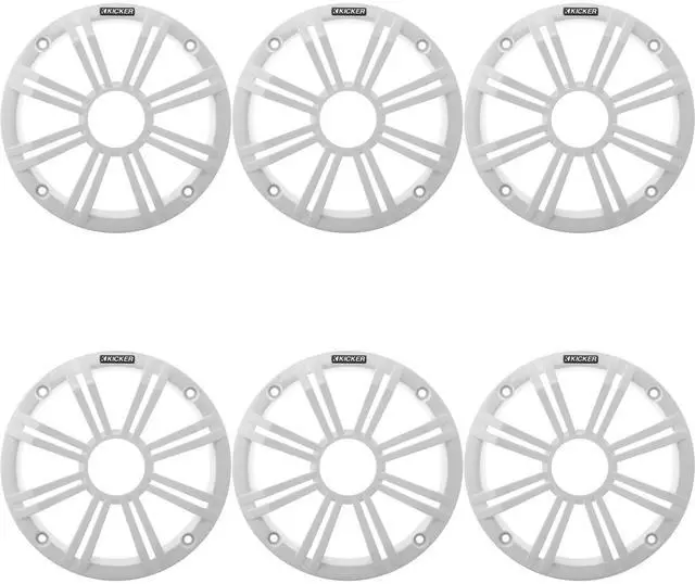 Main image of (6 OEM 6.5" White Grill Upfittings Popular with Veranda, Godfrey, Bennington Boats