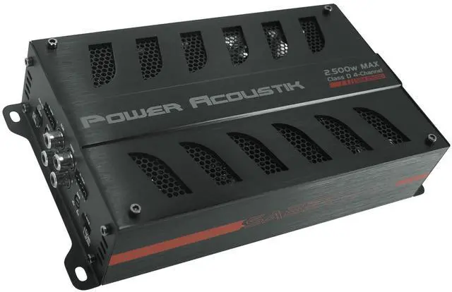 Main image of SB4-2500D 2500W Max 4-Channel Class D Car Amplifier, 2-Ohm Stable, Compact Chassis, Bass Boost, High/Low Pass Filters