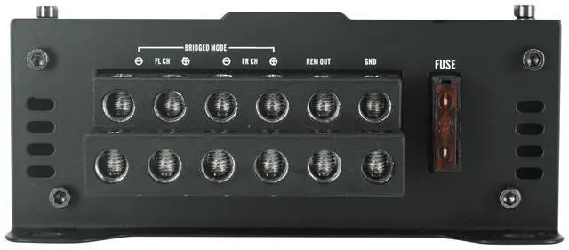 Alt view image 4 of 5 - SB4-2500D 2500W Max 4-Channel Class D Car Amplifier, 2-Ohm Stable, Compact Chassis, Bass Boost, High/Low Pass Filters